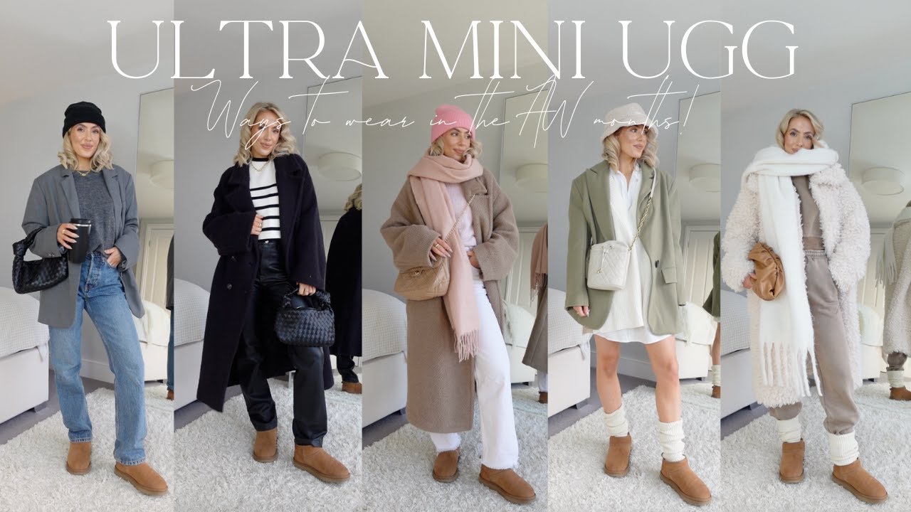 HOW TO STYLE ULTRA LOW MINI UGGS & MINI UGGS! WINTER OUTFIT IDEAS!