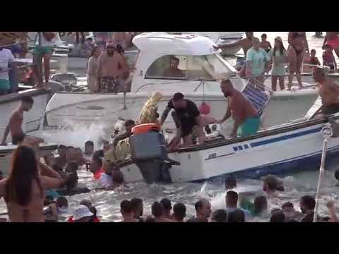As&iacute; fue el incidente en las fiestas de la Virgen del Mar de Isla