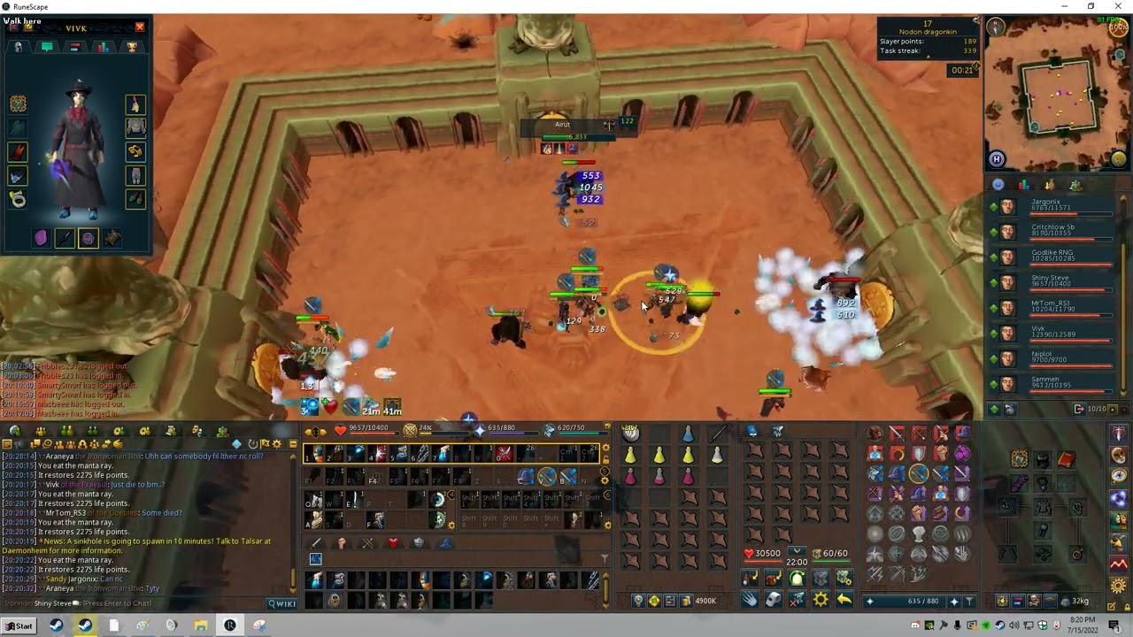 RuneScape 3 Ironman Gameplay | Beastmaster Durzag