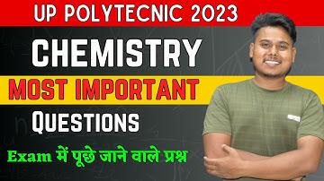 Polytechnic Entrance Exam 2023 | Polytechnic Chemistry 2023 Live Class | #racevaacademy