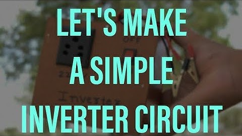 How to make simple 100 watts inverter 12v to 220v at home