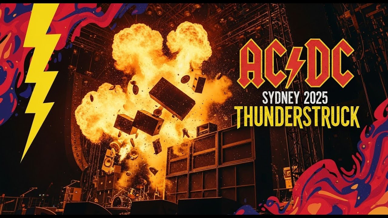 AC/DC Thunderstruck Sydney November 25 2025 - YouTube