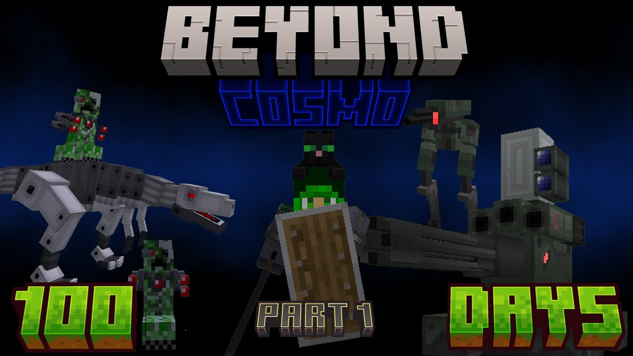 100 Days Beyond Cosmo part 1, The struggle for a base (Days 1-25) - YouTube