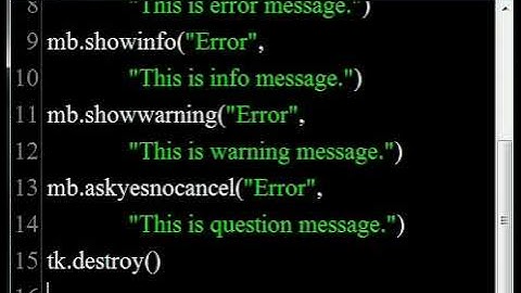 All types of supporter message box in tkinter python. #python #tkinter #gui #shorts_by_concisecoder