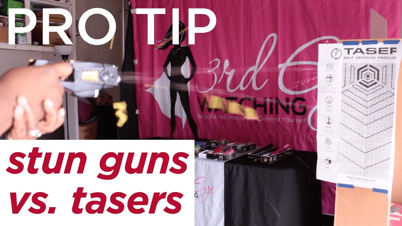 What's the Difference Between Stun Guns and Tasers? YouTube