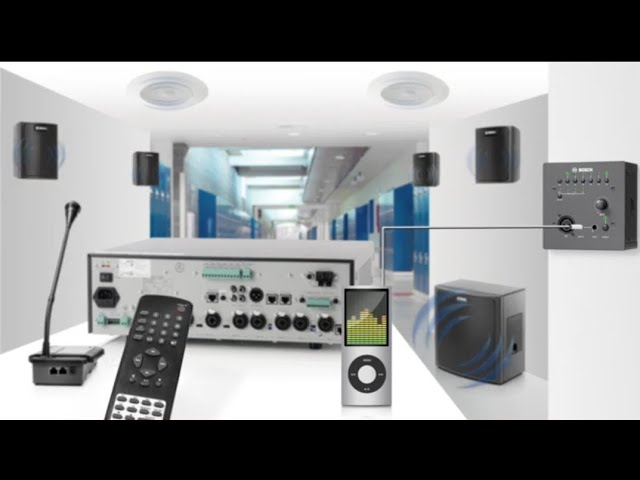 Bosch Plena All-in-one Installation Movie Amplifier.