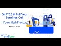Power Mech Projects Earnings Call for Q4FY26 & Full Year