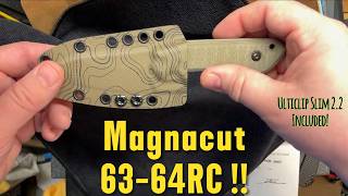 Magnacut 63-64RC - Schwarz Overland X Fixed Blade Unboxing!