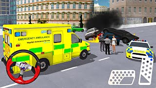 UK Ambulance Simulator Car Driver Police Require Urgent Medical - Android Gameplay screenshot 5