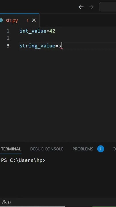 How to convert an Integer into a String in Python - YouTube
