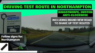 Full Northampton Driving Test Route 2026 - New Road