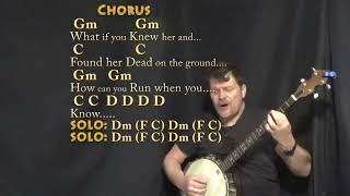Ohio Csn&Y Banjo Cover Lesson In Dm With Chordslyrics