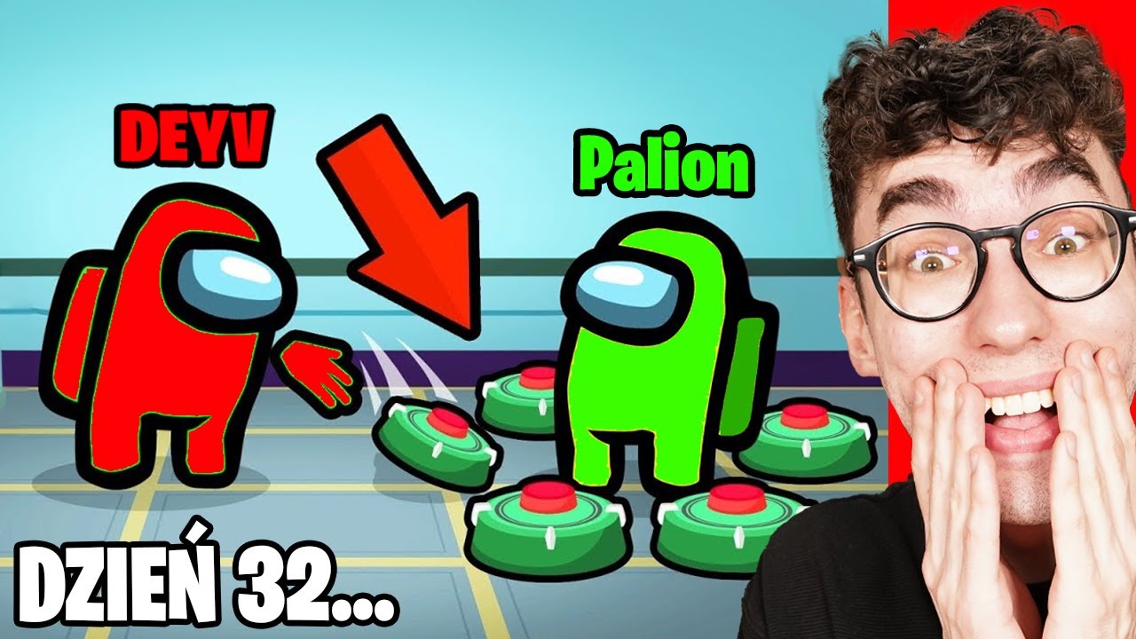 Denerwuje Paliona przez CAŁY DZIEŃ w AMONG US! (wkurzył się)