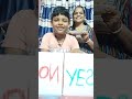 Yes aur no Fun challenge 🤣 #fun #viral #video #youtubeshorts #funwithfamily #comedy #games #food