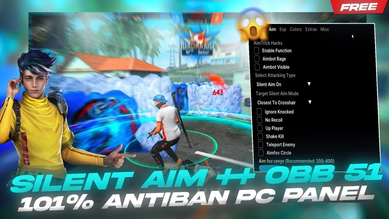 NEW PC 💻 SILENT AIM PANEL FREE FIRE 🎯 NEW CSR RANKED | 100% ANTIBAN ✅ PANEL BRUTAL ANTIBLACKLIST