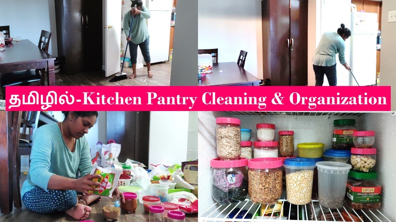 Small Pantry cleaning & organization in Tamil Small Kitchen Organization Motivational Tamil