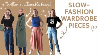 Slow-fashion pieces I added to my wardrobe recently