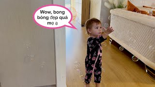 CHỊ CHỒNG QUA CHƠI VỚI AYLA, MẸ LÀM BÁNH KHOAI LANG TÍM, ĂN CŨNG NGON 