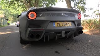 This time i have filmed a matte black ferrari f12 tdf! you will hear
the amazing v12 engine sounds including some brutal revs! tdf is
limited editi...