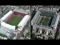 Demolished English Stadiums Then vs Now