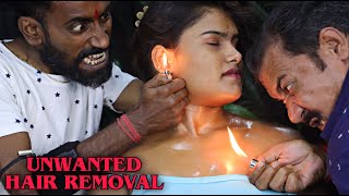 Unwanted Hair Removal by Double Barber | Fire Massage ASMR | Neck, Hair Cracking | ASMR