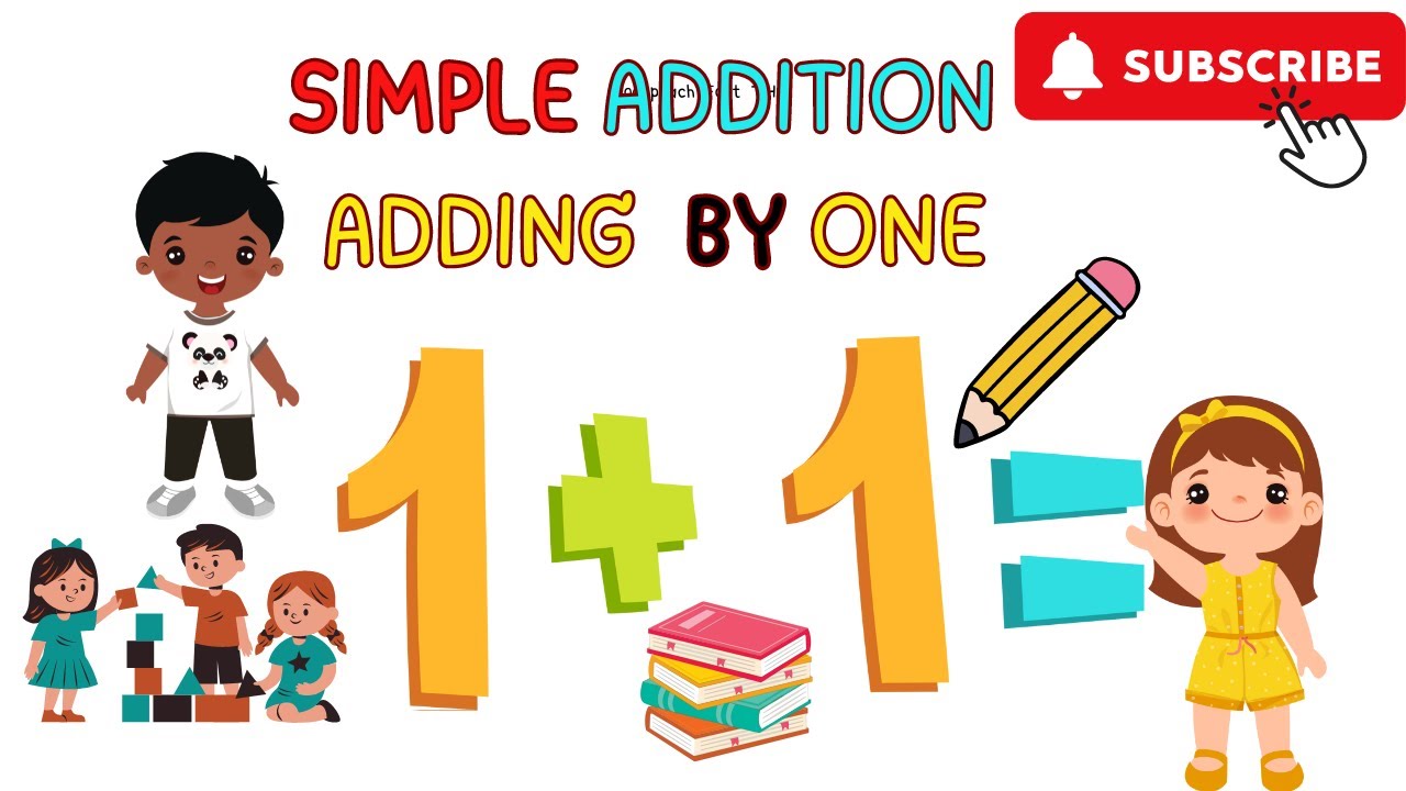 ADDING WITH THE NUMBER ONE - YouTube
