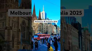 Melbourne Australia 2025, Flinders Street and Swanston Street #walkthrough #beautifulcity #citylife