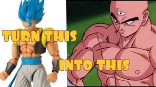 DRAGONSTARS TIENSHINHAN CUSTOM KITBASH #dragonballz #dragonstars #dbzactionfigures #banda #toei screenshot 5