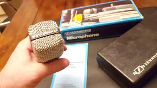 SENNHEISER MD-419 MD419 DYNAMIC CARDIOID MICROPHONE VINTAGE MIC