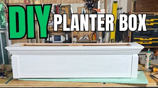 Fence Picket Planter Box Build #Diy #woodworking