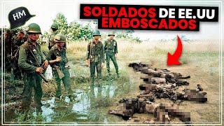 Soldados de EE.UU EMBOSCADOS y EJ3CUT4D0S por el Vietcong