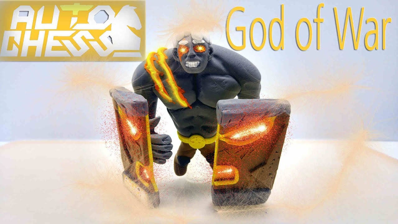 Auto Chess units God of War - clay Art 오토체스 전쟁의 신 - 컬러클레이로 만들기