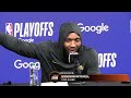 Donovan Mitchell on a big night from Dennis Shröder and closing out a Cavs Game 5 win over Raptors