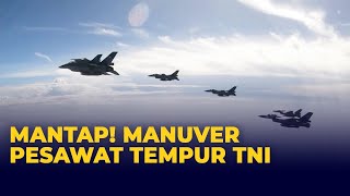 Mantap! Atraksi Pesawat Tempur di HUT ke 77 TNI Bikin Presiden Jokowi dan Panglima Kagum