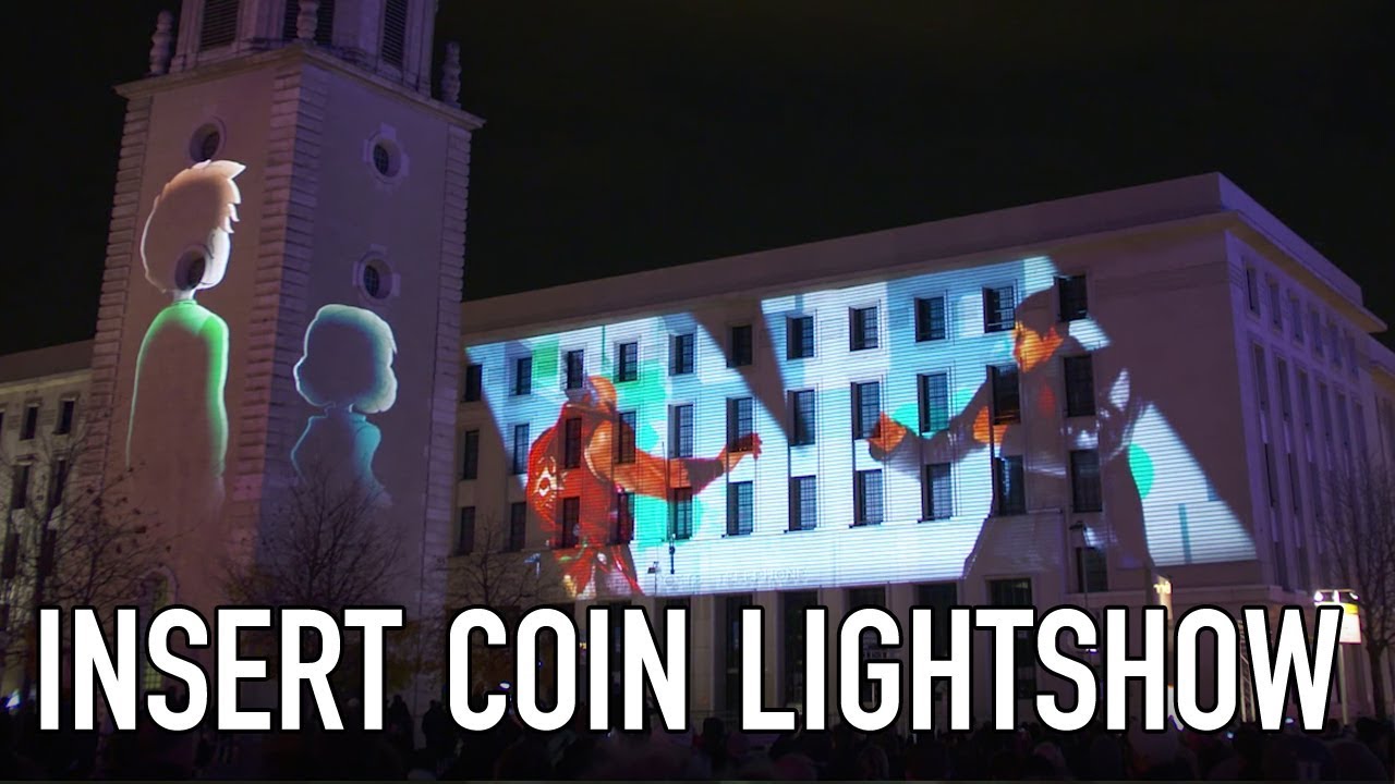 Insert Coin - Bandai Namco Lightshow (Fêtes des lumières 2017)