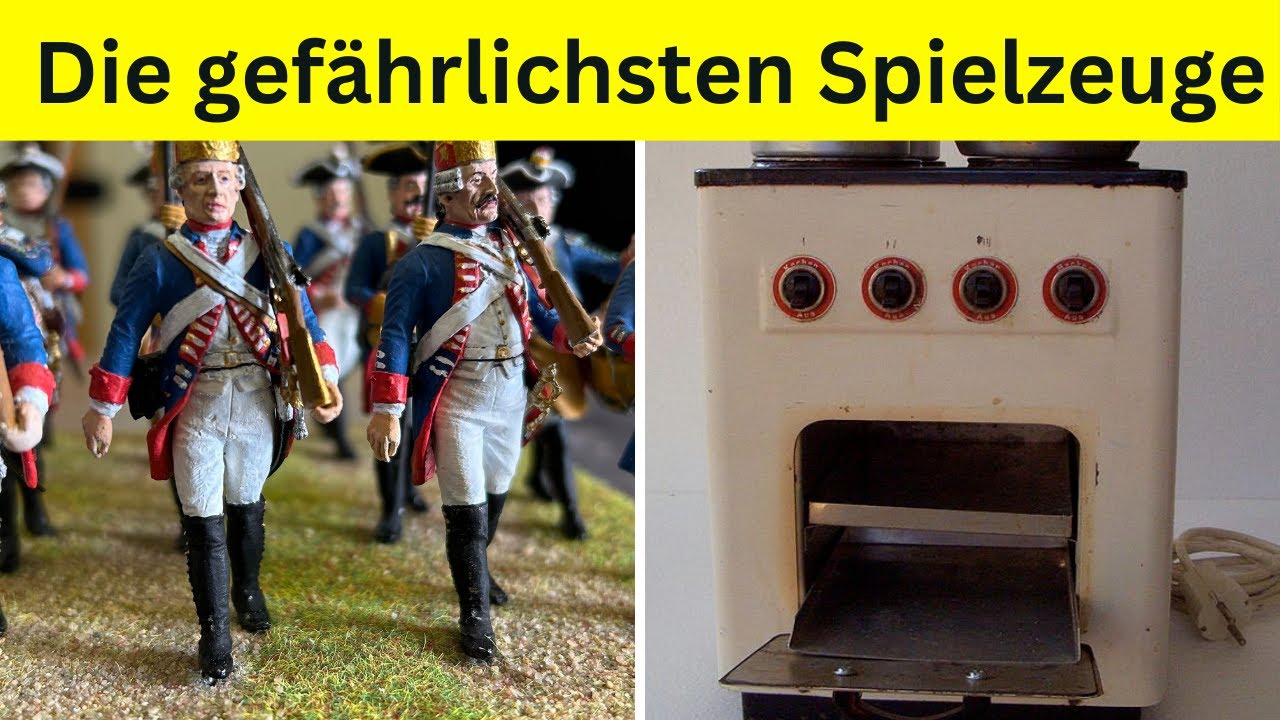 Früher normal, heute ein Schock für Eltern: gefährliche Spielzeuge von damals