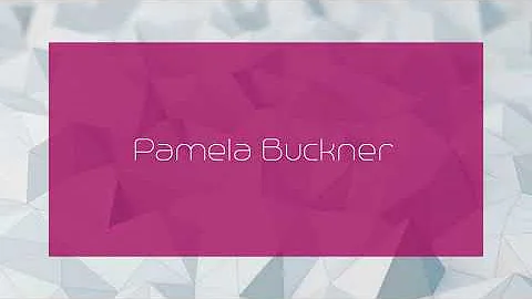 Pamela Buckner - appearance