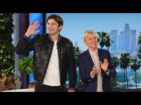 Video: Ashton Kutcher tager på faderskab? 