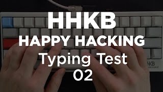 Happy Hacking Keyboard Professional 2 (HHKB) Typing Test 02 screenshot 5
