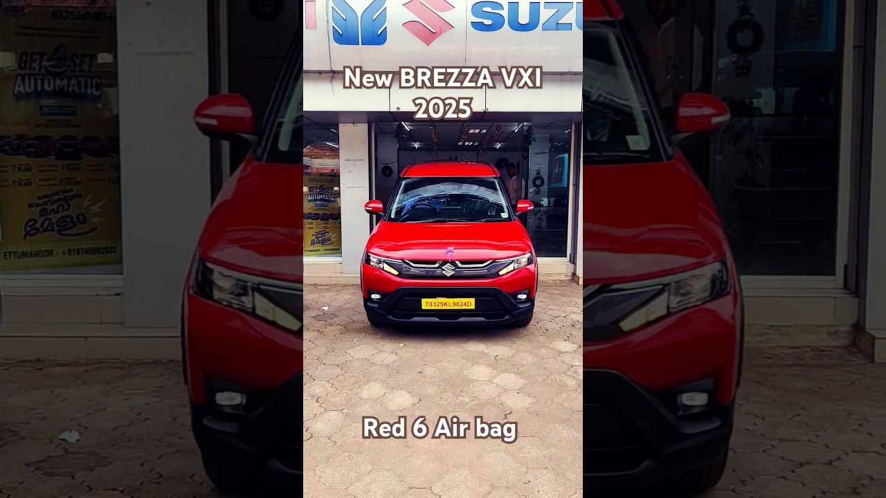 new brezza VXI 2025 6 airbag variant 