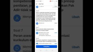 POST TEST MODUL 1 MEMAHAMI ASESMEN