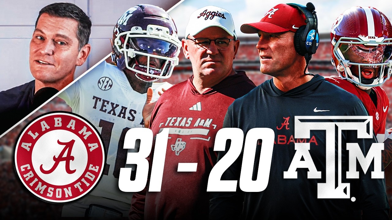 Alabama ROLLS Texas A&M, 31-20:  Crimson Tide's CFP expectations as Kalen DeBoer wins vs Mike Elko