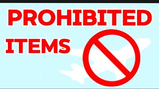 "Navigating the Skies: A Complete Overview of Prohibited Items for Air Travel Safety"