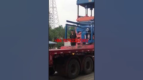 Two working layers rubber floor tiles vulcanizing press for my Uzbekistan customer