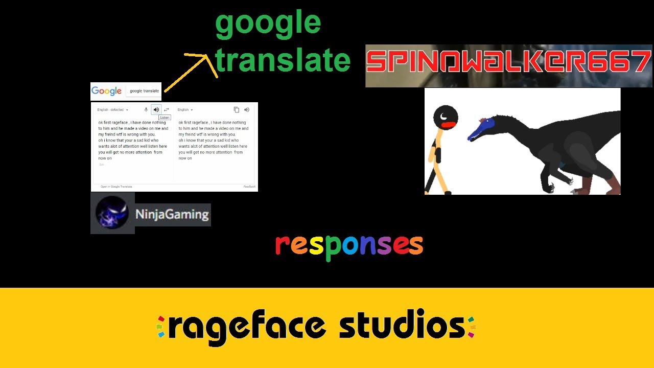 the Rageface Studios 'roasts' (response)