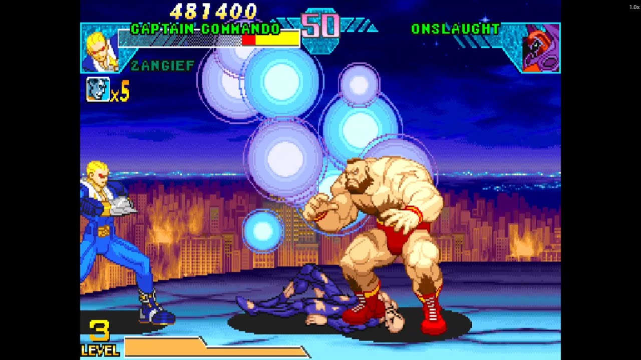 CAPTAIN COMMANDO & ZANGIEF — Justice and Power Unleashed! | Marvel vs Capcom: Clash of Super Heroes