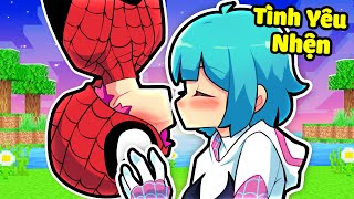 HIHA SPIDER MAN CÓ TÌNH CẢM VỚI YUMMIE SPIDER GIRL TRONG MINECRAFT*HIHA TÌNH YÊU NHỆN TẬP 1 😘🕸🕷