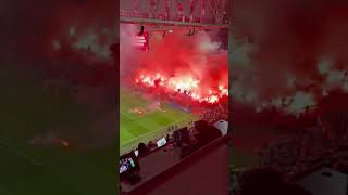 Ajax Fans Pyro Show In Tribute To Deceased Supporter