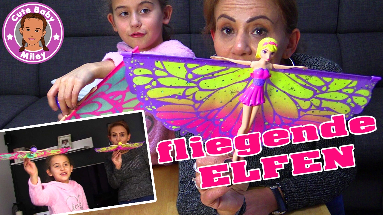 FLIEGENDE ELFEN mit MAGISCHEN FLÜGELN | FLUTTERBY | CuteBabyMiley - YouTube