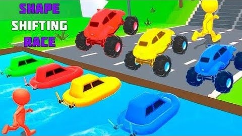 Shape -shifting -walkthrough Funny Race gameplay New levels  (Android/iOS)